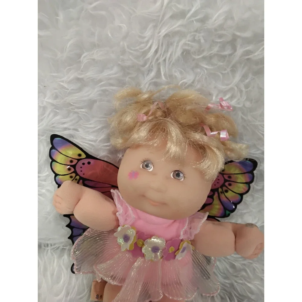 Vintage 1995 Cabbage Patch Kids Butterfly Fairy‎ Doll Pink Tutu Blonde Mattel